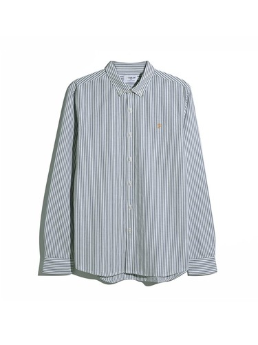 Farah brewer hemd gestreift - hemd, ls