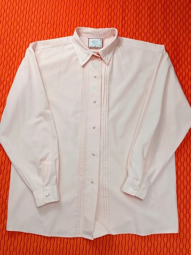 Vintage andrea maré rosa hemd - andrea,