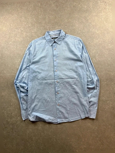 Blauer hemd herren 100 - hemd,