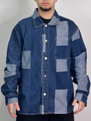 Herren hemd jeans denim - herren,